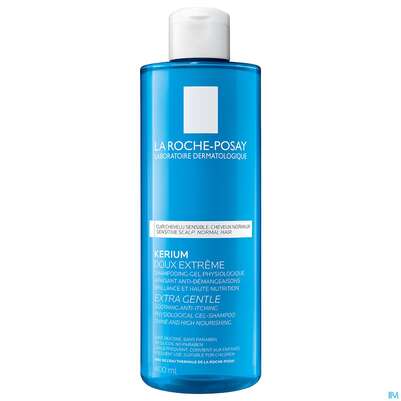 Sie sehen eine Packung Shampoon La Roche Posay Kerium Extrem Mild 400ml, Produktbild: 03 Shampoon La Roche Posay Kerium Extrem Mild 400ml, A-Nr.: 4195472 - 03
