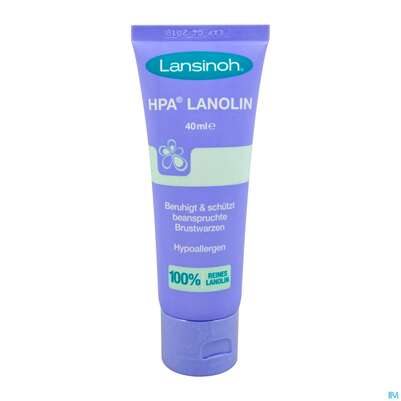 Sie sehen eine Packung Lansinoh Salbe Hypoallergen 40ml, Produktbild: 01 Lansinoh Salbe Hypoallergen 40ml, A-Nr.: 4012201 - 01