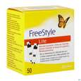 Sie sehen eine Packung Diagnostika U.zubehoer Freestyle/lite Teststreifen -abbott 50st, Produktbild: 03 Diagnostika U.zubehoer Freestyle/lite Teststreifen -abbott 50st, A-Nr.: 3601906 - 03