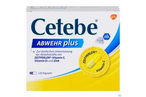 Cetebe Abwehr Plus Kapseln 120st, A-Nr.: 4171106 - 01