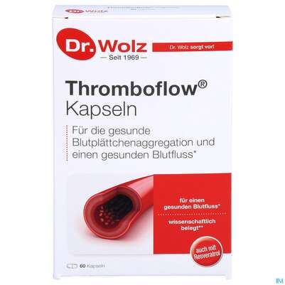 Dr.wolz Thromboflow Kapseln 60654 60st, A-Nr.: 4164827 - 01