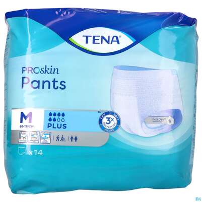 Sie sehen eine Packung Inkontinenz Tena Pants Plus M Sca 792549 14st, Produktbild: 01 Inkontinenz Tena Pants Plus M Sca 792549 14st, A-Nr.: 2402369 - 01