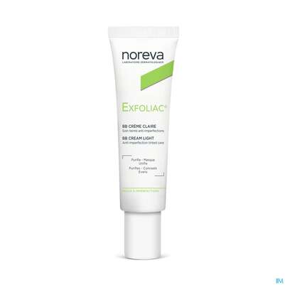 Noreva Exfoliac Getönte Bb-creme Hell 30ml, A-Nr.: 3959737 - 01