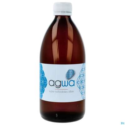 Sie sehen eine Packung Agwa Kolloidales/silber Silberwasser Sks 2 500ml, Produktbild: 01 Agwa Kolloidales/silber Silberwasser Sks 2 500ml, A-Nr.: 4147562 - 01