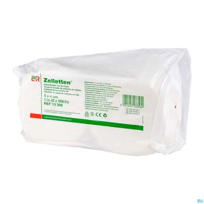 Sie sehen eine Packung Zellstofftupfer Zelletten 4x 5cm 2 Rollen 1000st, Produktbild: 02 Zellstofftupfer Zelletten 4x 5cm 2 Rollen 1000st, A-Nr.: 2406083 - 02