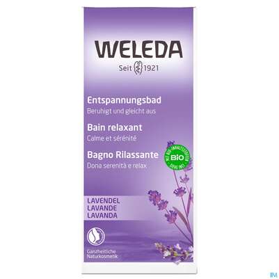 Sie sehen eine Packung Weleda Lavendel -entspannungsbad 200ml, Produktbild: 02 Weleda Lavendel -entspannungsbad 200ml, A-Nr.: 2156278 - 02