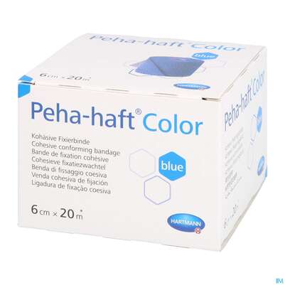Peha-haft Color Latexfrei Blue 20mx 6cm 1st, A-Nr.: 3879820 - 04