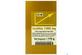 Lecithin Kapseln 1200 -fbk Pharma 100st, A-Nr.: 2048442 - 01