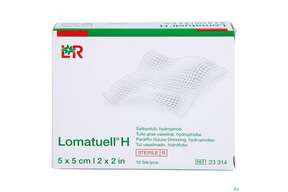 Salbenverband Lomatuell-h 5x 5cm 10st, A-Nr.: 2029054 - 01