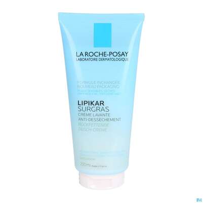 Sie sehen eine Packung La Roche Posay Koerperpflege Lipikar/surgras Konzentr.duschcreme 200ml, Produktbild: 05 La Roche Posay Koerperpflege Lipikar/surgras Konzentr.duschcreme 200ml, A-Nr.: 3061634 - 05
