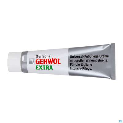 Sie sehen eine Packung Gehwol Extra Fusspflege Creme Nr 64110 75ml, Produktbild: 05 Gehwol Extra Fusspflege Creme Nr 64110 75ml, A-Nr.: 1106189 - 05