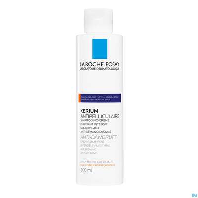 Sie sehen eine Packung Shampoon La Roche Posay Kerium Creme-trock.schuppen 200ml, Produktbild: 02 Shampoon La Roche Posay Kerium Creme-trock.schuppen 200ml, A-Nr.: 3014014 - 02