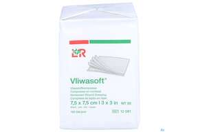 Vlieskompressen Vliwasoft 4fach/unsteril Lose 7,5x 7,5cm 100st, A-Nr.: 1017008 - 01