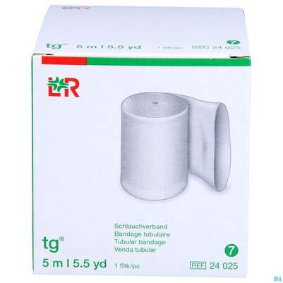 Sie sehen eine Packung Schlauchverband Tg Gr 7 7cm Arm Gr, Bein Kinderkopf 5m, Produktbild: 01 Schlauchverband Tg Gr 7 7cm Arm Gr, Bein Kinderkopf 5m, A-Nr.: 2364806 - 01