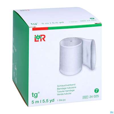 Sie sehen eine Packung Schlauchverband Tg Gr 7 7cm Arm Gr, Bein Kinderkopf 5m, Produktbild: 03 Schlauchverband Tg Gr 7 7cm Arm Gr, Bein Kinderkopf 5m, A-Nr.: 2364806 - 03