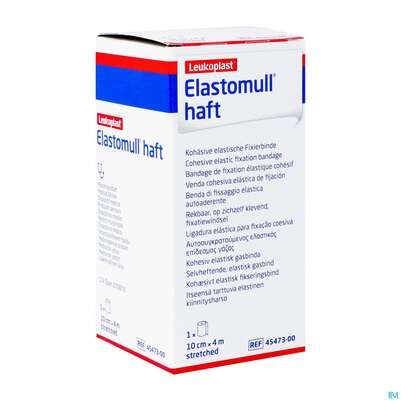 Sie sehen eine Packung Elastische Binden Elastomull/haft 4mx10cm 45473 1st, Produktbild: 02 Elastische Binden Elastomull/haft 4mx10cm 45473 1st, A-Nr.: 0765085 - 02