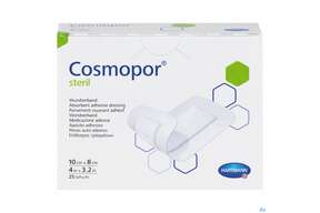 Wundverband Cosmopor Steril Selbstklebend 10x 8cm 25st, A-Nr.: 1526081 - 01