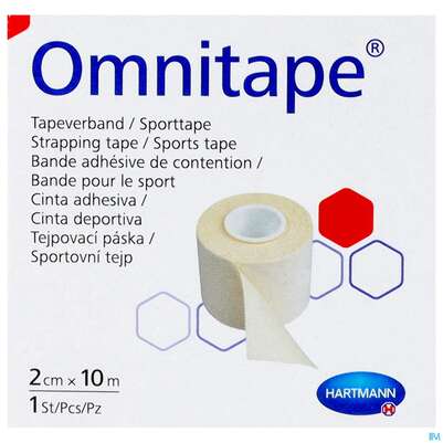 Sie sehen eine Packung Omnitape 10mx 2cm 1st, Produktbild: 02 Omnitape 10mx 2cm 1st, A-Nr.: 1520322 - 02