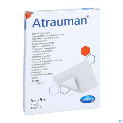 Wundauflagen Atrauman Salbenvlies Wirkstofffr Steril 5x 5cm 10st, A-Nr.: 1520061 - 02