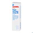 Sie sehen eine Packung Gehwol Med.nagel U.hautschutz Oel Nr 64123 15ml, Produktbild: 02 Gehwol Med.nagel U.hautschutz Oel Nr 64123 15ml, A-Nr.: 1463423 - 02