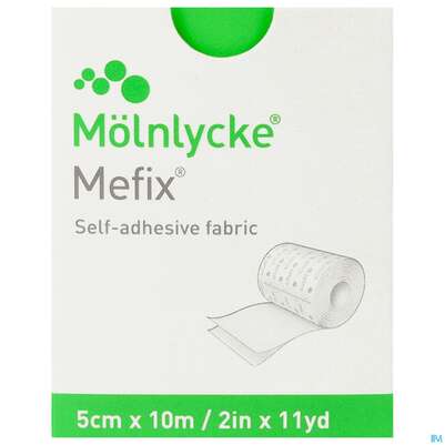 Sie sehen eine Packung Fixierverband Mefix 10mx 5cm 1st, Produktbild: 02 Fixierverband Mefix 10mx 5cm 1st, A-Nr.: 0672923 - 02
