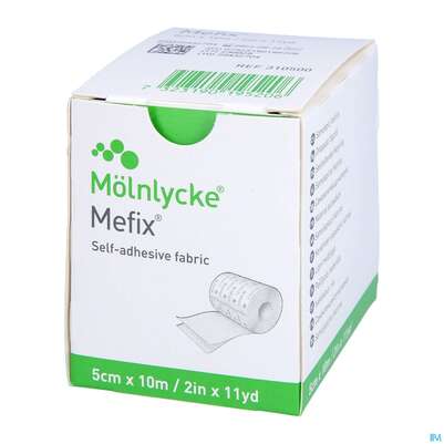 Sie sehen eine Packung Fixierverband Mefix 10mx 5cm 1st, Produktbild: 04 Fixierverband Mefix 10mx 5cm 1st, A-Nr.: 0672923 - 04