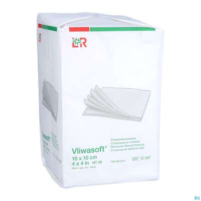 Vlieskompressen Vliwasoft 6fach/unsteril Lose 10x 10cm 100st, A-Nr.: 1372815 - 05