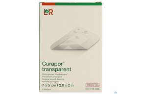 Wundverband Curapor Steril Transparent 5x 7cm 5st, A-Nr.: 2850205 - 01
