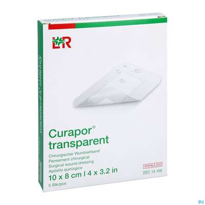 Wundverband Curapor Steril Transparent 10x 8cm 5st, A-Nr.: 2850228 - 03