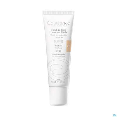 Sie sehen eine Packung Avène Couvrance Korrigierendes Make-up Fluid Naturel 30ml, Produktbild: 06 Avène Couvrance Korrigierendes Make-up Fluid Naturel 30ml, A-Nr.: 2774728 - 06