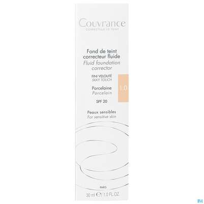 Avène Couvrance Korrigierendes Make-up Fluid Porzellan 30ml, A-Nr.: 2774711 - 01