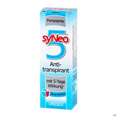 Syneo 5 Antitranspirant Unisex Ohne Parfum F.achseln +fuesse Pumpspray 30ml, A-Nr.: 3878832 - 03