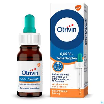 Sie sehen eine Packung Otrivin Nasenspray 0,05% O.konservier.mtl 10ml, Produktbild: 04 Otrivin Nasenspray 0,05% O.konservier.mtl 10ml, A-Nr.: 2475606 - 04