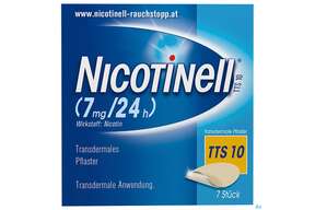 Nicotinell Transdermale Pflaster Tts 10 ( 7mg/24h) 7st, A-Nr.: 1254493 - 01