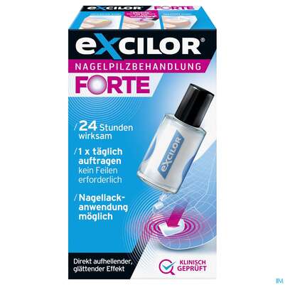 Sie sehen eine Packung Nagel Pilz Excilor Intensiv 30ml, Produktbild: 02 Nagel Pilz Excilor Intensiv 30ml, A-Nr.: 4861495 - 02