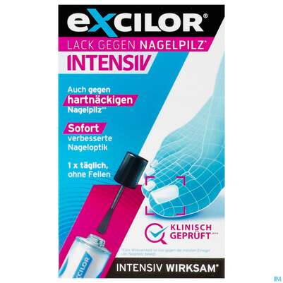 Sie sehen eine Packung Nagel Pilz Excilor Intensiv 30ml, Produktbild: 03 Nagel Pilz Excilor Intensiv 30ml, A-Nr.: 4861495 - 03