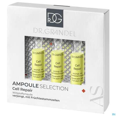 Sie sehen eine Packung Dr.grandel Professional Collection Ampulle 3x3ml Cell Repair 41668 9ml, Produktbild: 02 Dr.grandel Professional Collection Ampulle 3x3ml Cell Repair 41668 9ml, A-Nr.: 3990569 - 02