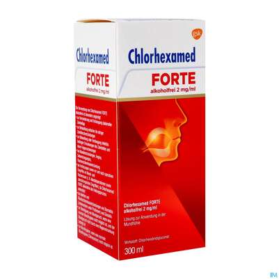 Chlorhexamed Forte/alkoholfrei Lösung Mundhoehle 2mg/ml 300ml, A-Nr.: 4465747 - 02