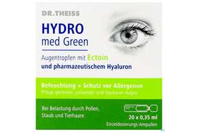 Augentropfen Dr.theiss Hydro Med Green +ectoin/0,35ml 20st, A-Nr.: 5733701 - 01