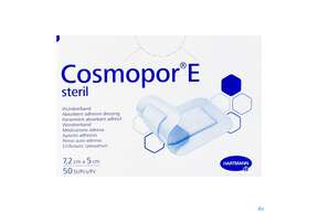Wundverband Cosmopor/e Steril Selbstklebend 5x 7,2cm 50st, A-Nr.: 2773717 - 01