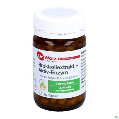 Dr.wolz Brokkoliextrakt Kapseln +aktiv-enzym 60563 60st, A-Nr.: 5133705 - 06