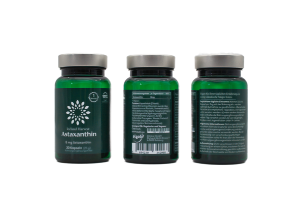Astaxanthin 8 mg Iceland Harvest 30 Kapseln (25g) Nahrungsergänzungsmittel, A-Nr.: 5830019 - 03