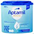 Sie sehen eine Packung Aptamil Milch-fertignahrung Pronutra Pre 400g, Produktbild: 01 Aptamil Milch-fertignahrung Pronutra Pre 400g, A-Nr.: 4945878 - 01