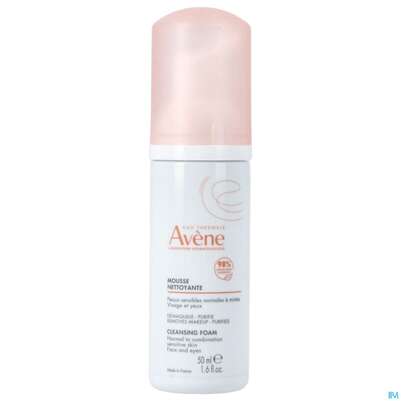 Sie sehen eine Packung Avene Basispflege Reinigungsschaum Mattierend Neu 50ml, Produktbild: 02 Avene Basispflege Reinigungsschaum Mattierend Neu 50ml, A-Nr.: 5724168 - 02