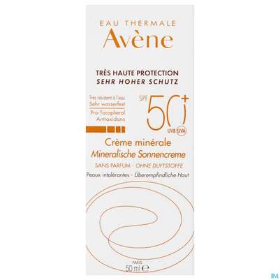 Avène Mineralische Sonnencreme Spf 50+ 50ml, A-Nr.: 2993407 - 01