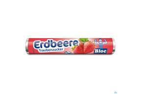 Bloc Traubenzucker Rollen Erdbeere 42g, A-Nr.: 1372040 - 01