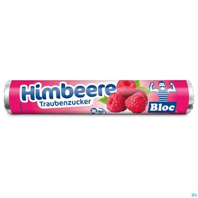 Bloc Traubenzucker Rollen Himbeere 42g, A-Nr.: 0753225 - 02