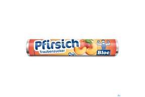 Bloc Traubenzucker Rollen Pfirsich 42g, A-Nr.: 2198331 - 01