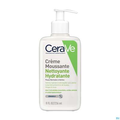 Sie sehen eine Packung Cerave Creme-zu-schaum Reinigung 236ml, Produktbild: 02 Cerave Creme-zu-schaum Reinigung 236ml, A-Nr.: 5381969 - 02