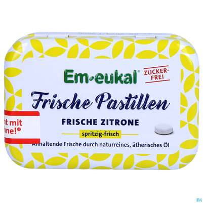 Em-eukal Frische/pastillen Zuckerfrei Zitrone 20g, A-Nr.: 5275575 - 01